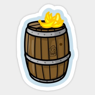 A Barrel of Gorilla Grog Sticker